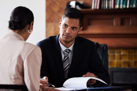 A client asking a criminal defense lawyer questions